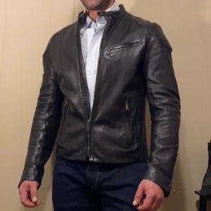 Ralph Lauren Black Label - Leather Jacket M - NEW